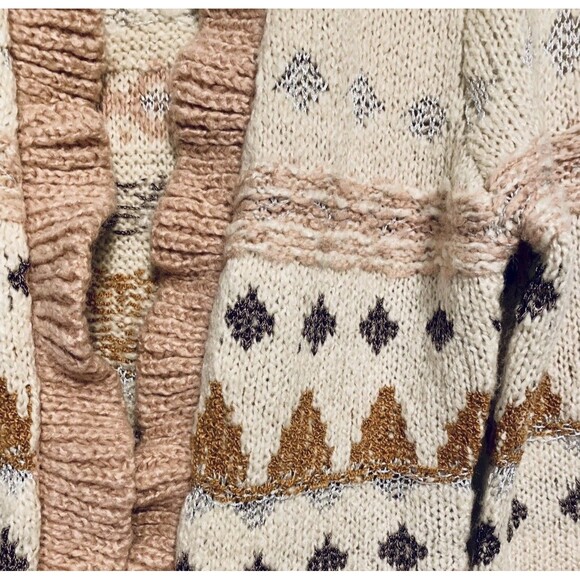 Matilda Jane Just Imagine Jacie Knit Ruffled Open Front Tunic Cardigan Medium - Picture 3 of 10